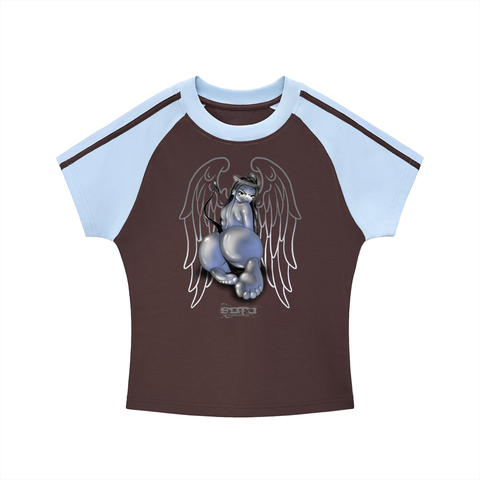 Mirage cropped baby-T
