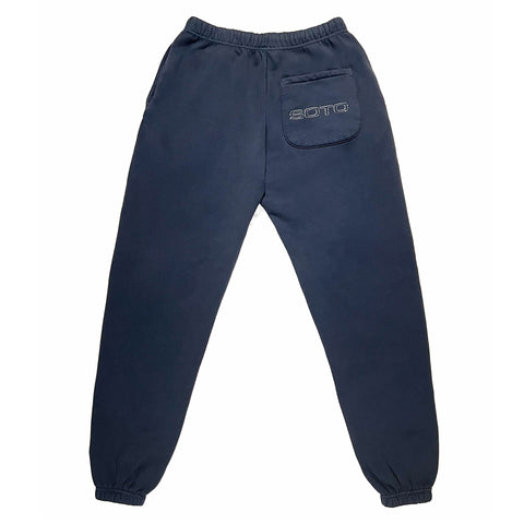 Angel Devil Sweatpants - Midnight Blue/Frosted Grey