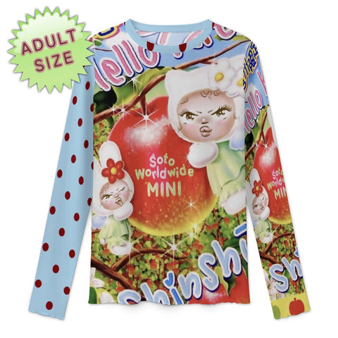 Apple Sauce Mesh Top *Adult size*