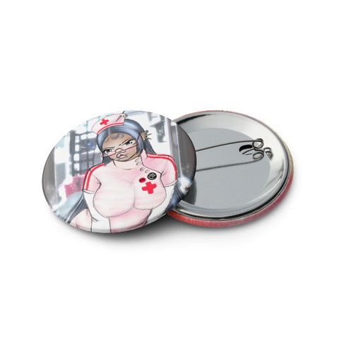 Set of pin buttons