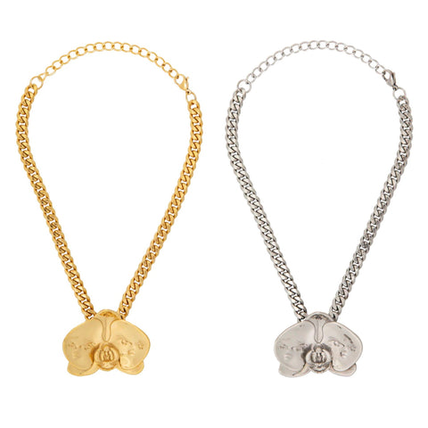 Dichotomy Orchid Necklace