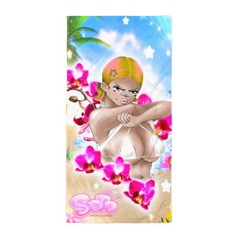 Orchid Beach Towel