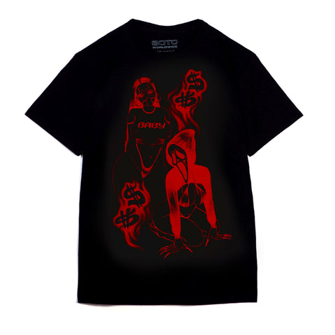 SLASHER T-SHIRT - BLACK