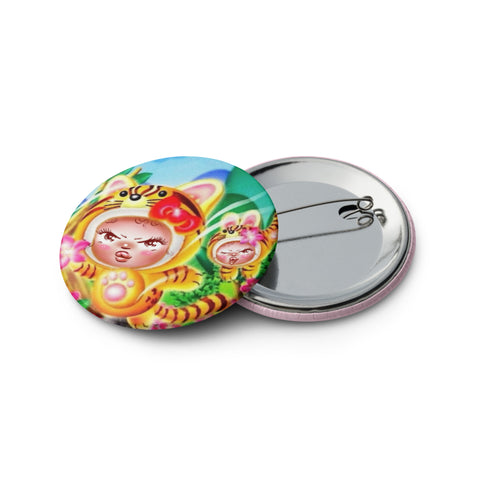 Set of pin buttons