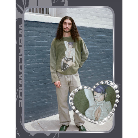 Internal Affairs Waffle Longsleeve [Olive]
