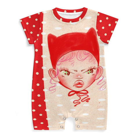 PolkaPop Baby Romper