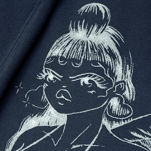 Angel Devil Sweatpants - Midnight Blue/Frosted Grey