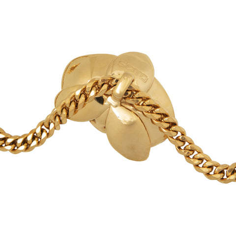 Dichotomy Orchid Gold Necklace