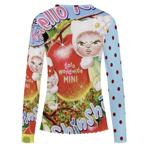 Apple Sauce Mesh Top *Adult size*